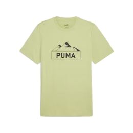 Снимка на Puma OPEN ROAD MOUTING GRAPHIC TEE Мъжка тениска, светло-зелено, размер