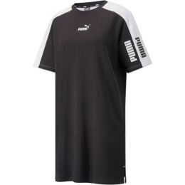 Снимка на Puma POWER COLORBLOCK TEE DRESS TR Дамска дълга тениска, черно, размер