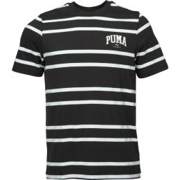 Снимка на Puma SQUAD STRIPE AOP TEE Мъжка тениска, черно, размер