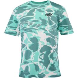 Снимка на Puma SUMMER SPLASH AOP TEE Мъжка тениска, зелено, размер