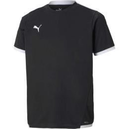 Снимка на Puma TEAM LIGA JERSEY JR Юношеска тениска за футбол, черно, размер
