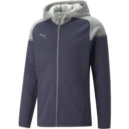 Снимка на Puma TEAMCUP CASUALS HOODED JACKET Мъжко спортно яке, тъмносин, размер