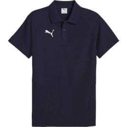 Снимка на Puma TEAMEVOSTRIPE POLO Мъжка тениска с яка, тъмносин, размер XXXL