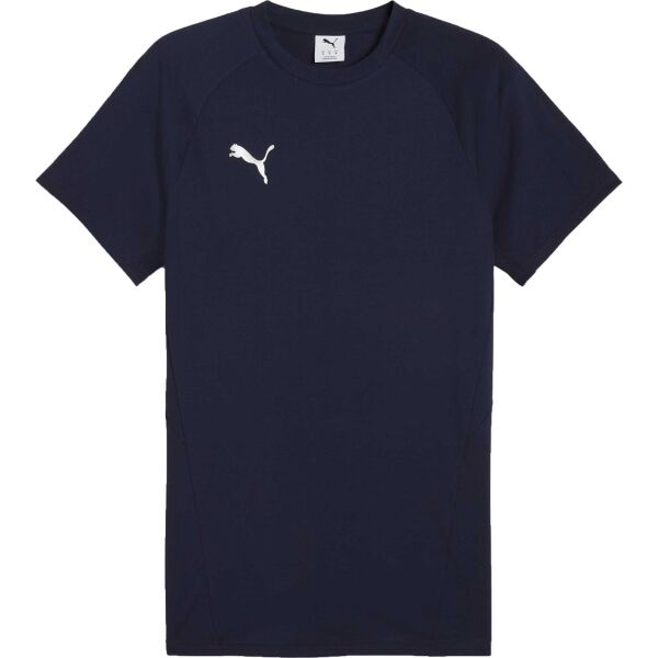 Снимка на Puma TEAMEVOSTRIPE TEE Мъжка тениска, тъмносин, размер XXXL