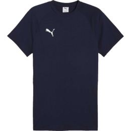 Снимка на Puma TEAMEVOSTRIPE TEE Мъжка тениска, тъмносин, размер
