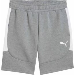 Снимка на Puma TEAMEVOSTRIPESHORTS Мъжки шорти, сиво, размер