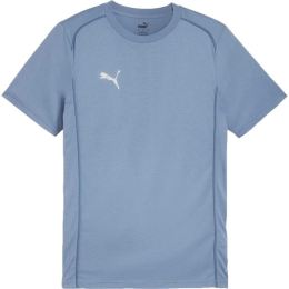 Снимка на Puma TEAMFINAL TEE Мъжки спортен потник, светлосиньо, размер XXXL
