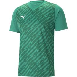 Снимка на Puma TEAMGLORY JERSEY Мъжка футболна тениска, зелено, размер