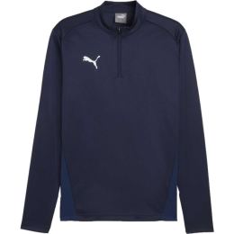 Снимка на Puma TEAMGOAL TRAINING 1/4 ZIP TOP Мъжка тениска, тъмносин, размер