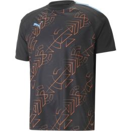 Снимка на Puma TEAMLIGA GRAPHIC JERSEY Мъжка футболна тениска, черно, размер