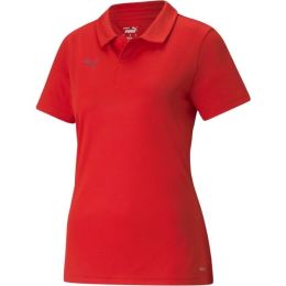 Снимка на Puma TEAMLIGA SIDELINE POLO SHIRT Дамска тениска, червено, размер