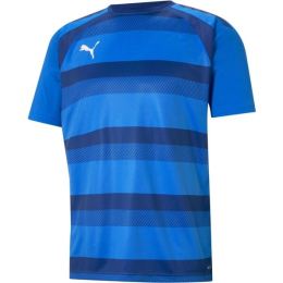 Снимка на Puma TEAMVISION JERSEY Мъжка тениска за тренировки, синьо, размер