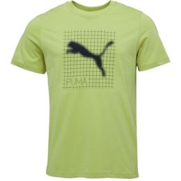 Снимка на Puma TECH GRAPHIC TEE Мъжка тениска, светло-зелено, размер