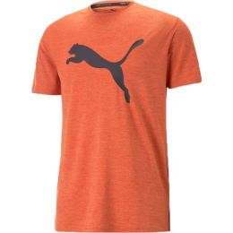 Снимка на Puma TRAIN FAV HEATHER CAT TEE Мъжка спортна тениска, оранжево, размер XXL
