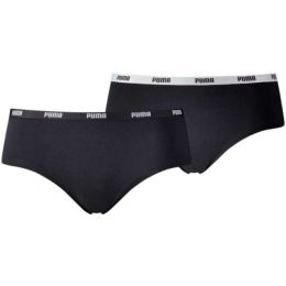 Снимка на Puma WOMEN HIPSTER 2P PACK Дамски бикини, черно, размер