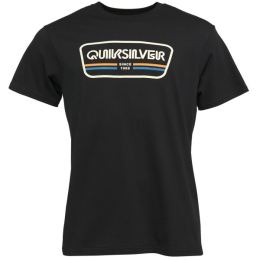 Снимка на Quiksilver RANGE LIFE FRONT SS Мъжка тениска, черно, размер