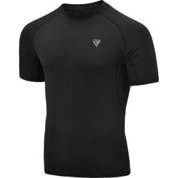 Снимка на RDX T15 RASH GUARD Мъжка спортна тениска, черно, размер XXL