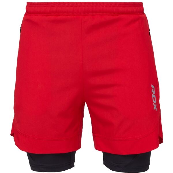 Снимка на RDX T16 COMPRESSION MMA SHORTS 2V1 Шорти на MMA, червено, размер XXL