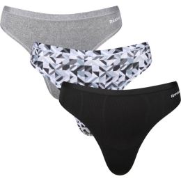 Снимка на Reebok AGATHA 3PK Дамски бикини, черно, размер