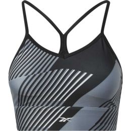 Снимка на Reebok WOR TRAIN AOP BRA Дамско бюстие, черно, размер