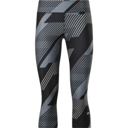 Снимка на Reebok WOR TRAIN AOP CAPRI Дамски клин, черно, размер