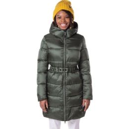 Снимка на Rossignol LIGHT HOODIE COAT W Леко дамско яке, тъмнозелено, размер