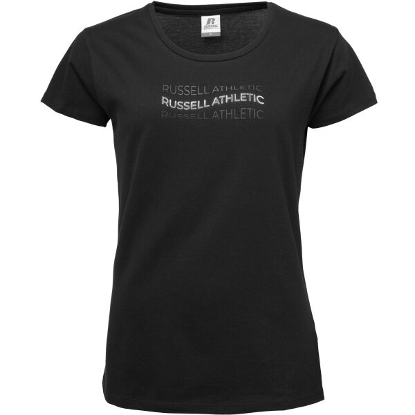 Снимка на Russell Athletic SS CREW T-SHIRT Дамска тениска, черно, размер