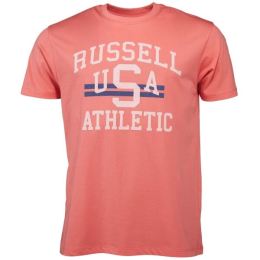 Снимка на Russell Athletic T-SHIRT M Мъжка тениска, цвят сьомга, размер