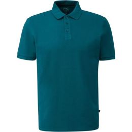 Снимка на s.Oliver Q/S POLO SHIRT Мъжка тениска с яка, тъмнозелено, размер