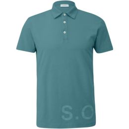 Снимка на s.Oliver RL POLO SHIRT Мъжка тениска с яка, тъмнозелено, размер