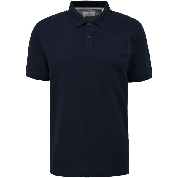 Снимка на s.Oliver RLBS POLO SHIRT NOOS Мъжка тениска с якичка, тъмносин, размер XXXL