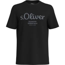 Снимка на s.Oliver RLBS T-SHIRT SS NOOS Мъжка тениска, черно, размер XXXL
