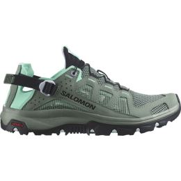 Снимка на Salomon TECHAMPHIBIAN 5 W Дамски туристически обувки, светло-зелено, размер 41 1/3