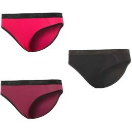 Снимка на Sensor DOUBLE FACE 3-PACK Дамски спортни бикини, червено, размер