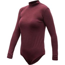 Снимка на Sensor MERINO AIR Дамско боди с дълъг ръкав, винен, размер