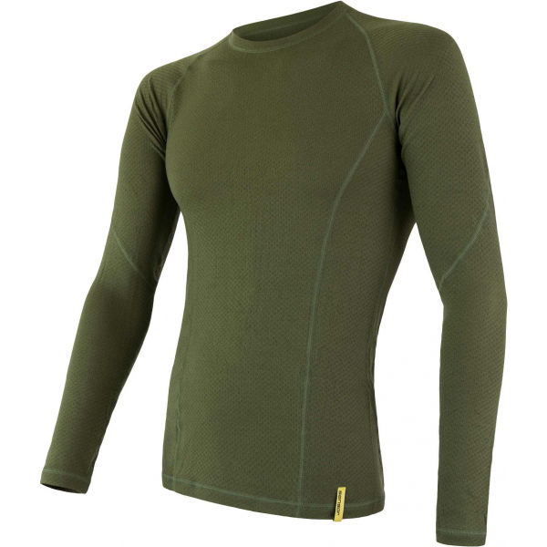 Снимка на Sensor MERINO DF Мъжка функционална тениска, khaki, размер XXL