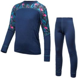 Снимка на Sensor MERINO IMPRESS SET Детско функционално бельо, синьо, размер