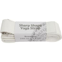 Снимка на SHARP SHAPE YOGA STRAP WHITE Йога лента, бяло, размер