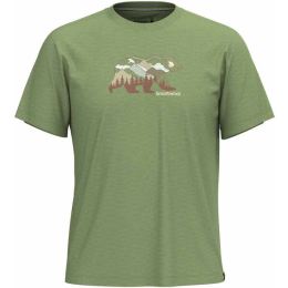 Снимка на Smartwool BEAR VIEW SHORT SLEEVE GRAPHIC TEE Мъжка тениска, зелено, размер