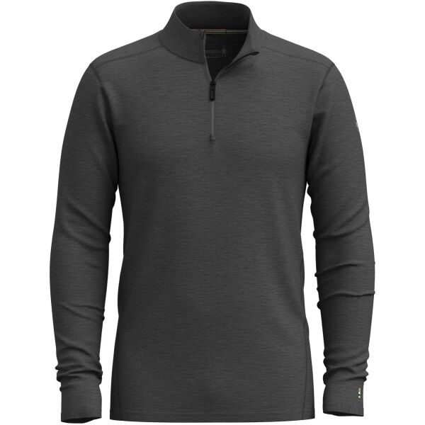 Снимка на Smartwool CLASSIC A-S MERINO BL 1/4 ZIP Мъжка функционална тениска, тъмносиво, размер XXL