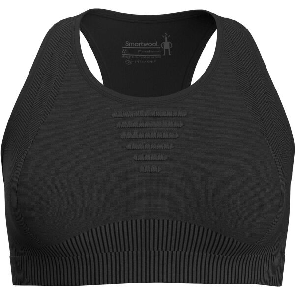 Снимка на Smartwool INTRAKNIT RACERBACK BRA W Дамски спортен сутиен, черно, размер
