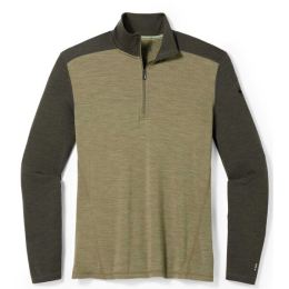 Снимка на Smartwool M CLASSIC THERMAL MERINO BL 1/4 ZB Мъжка тениска, khaki, размер