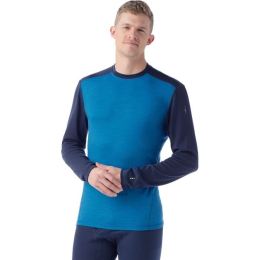 Снимка на Smartwool M CLASSIC THERMAL MERINO BL CREW BOXED Мъжка блуза, синьо, размер