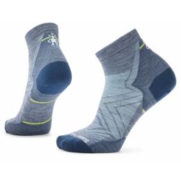 Снимка на Smartwool RUN ZERO CUSHION ANKLE SOCKS Дамски чорапи за спорт, светлосиньо, размер