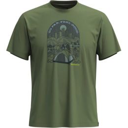 Снимка на Smartwool STREETS TO PEAKS GRAPHIC SS TEE Мъжка тениска, зелено, размер