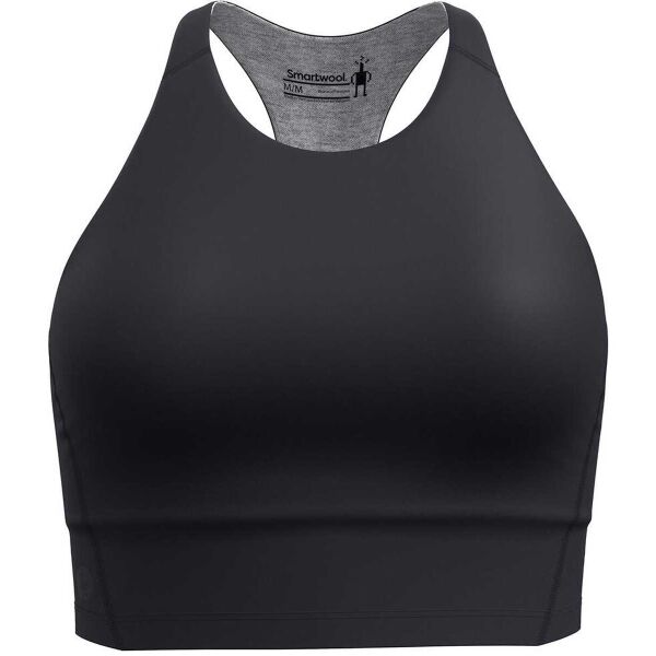 Снимка на Smartwool W ACTIVE CROP BRA Дамски спортен сутиен, черно, размер