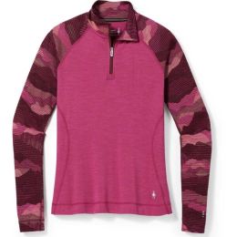 Снимка на Smartwool W CLASSIC THERMAL MERINO BL PTTRN 1/4 ZB Дамска блуза, розово, размер