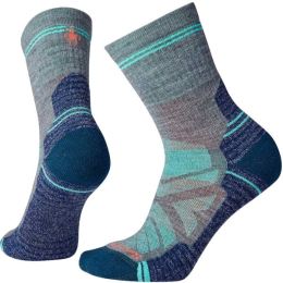 Снимка на Smartwool W HIKE LIGHT CUSHION MID CREW Дамски аутдор чорапи, сиво, размер