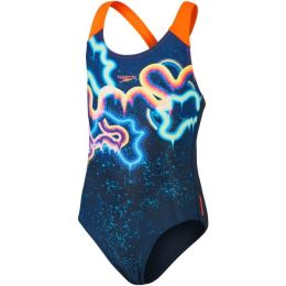 Снимка на Speedo DIGITAL PLACEMENT SPLASHBACK Момичешки спортен цял бански, синьо, размер