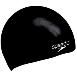 Снимка на Speedo MOULDED SILC CAP JU Юношеска шапка за плуване, черно, размер